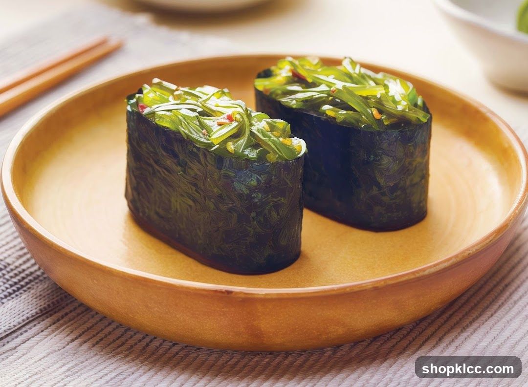 Seaweed Rolls with Toppings
