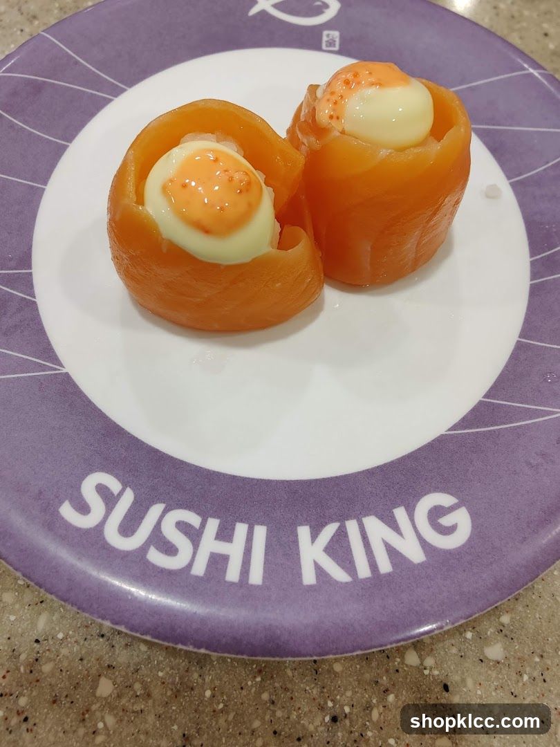 Sushi King Plate with Salmon and Egg