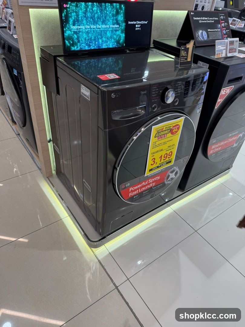 LG Washing Machine Display