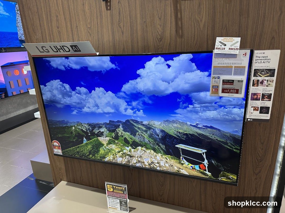 LG UHD TV Display