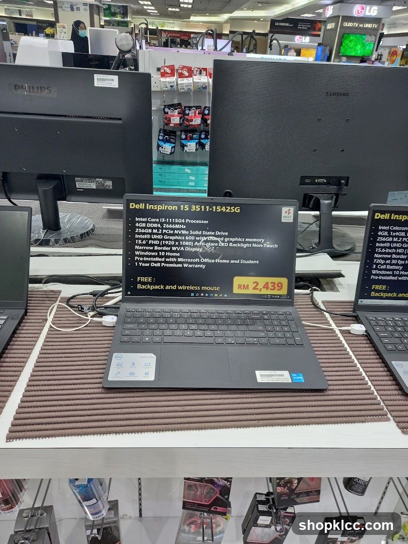 Electronics Store Interior Display