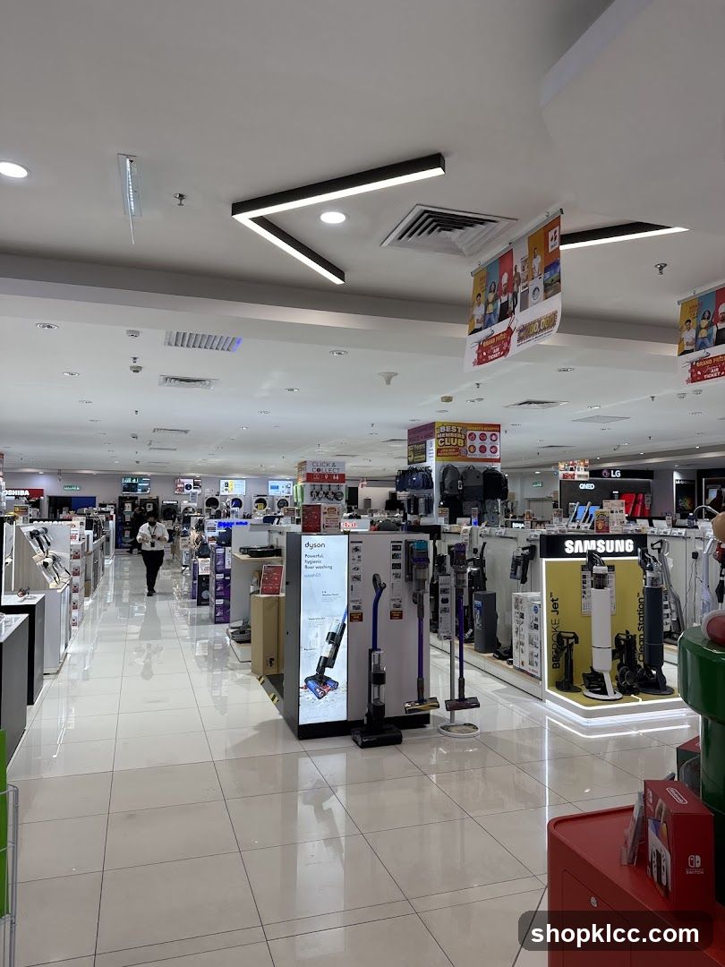 Electronics Store Interior