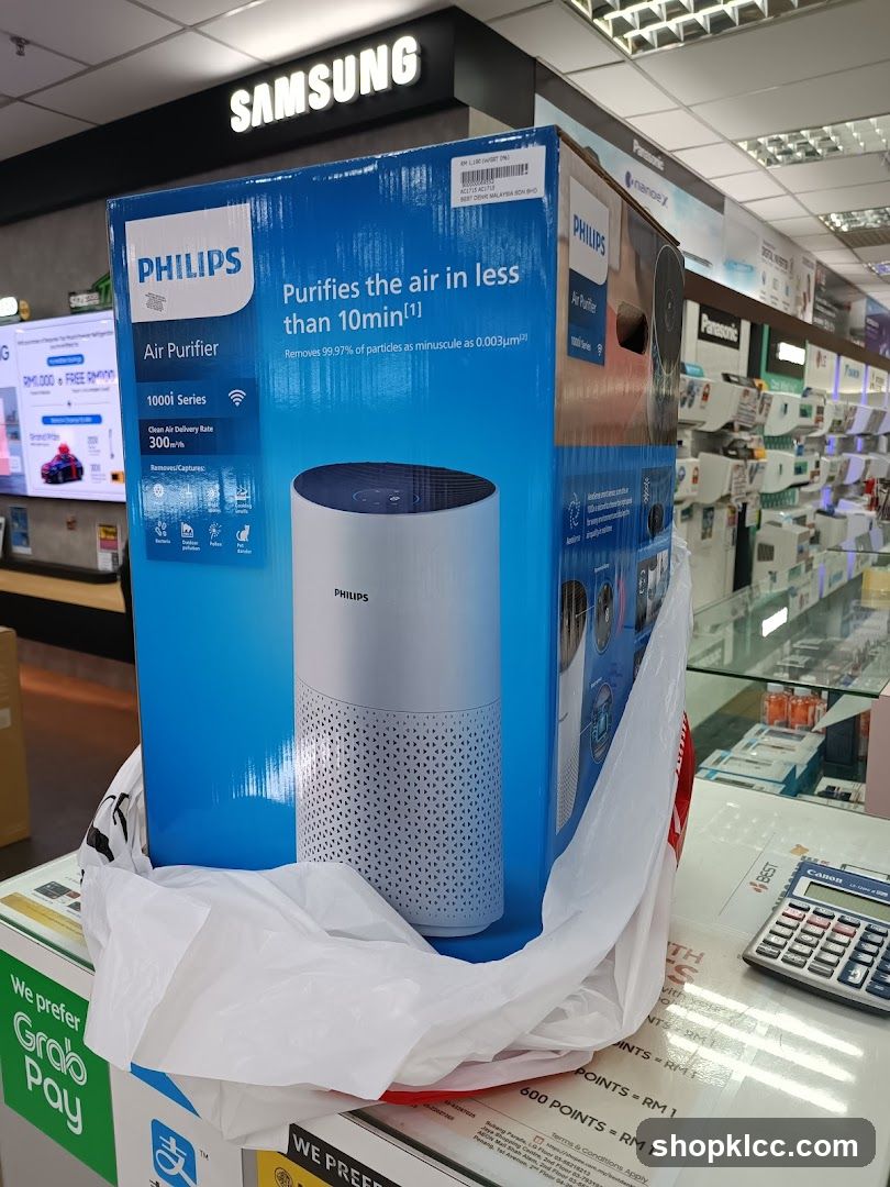 Philips Air Purifier Box in Store