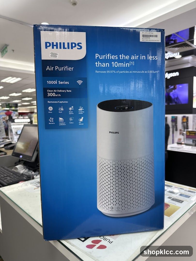 Philips Air Purifier Box in Store