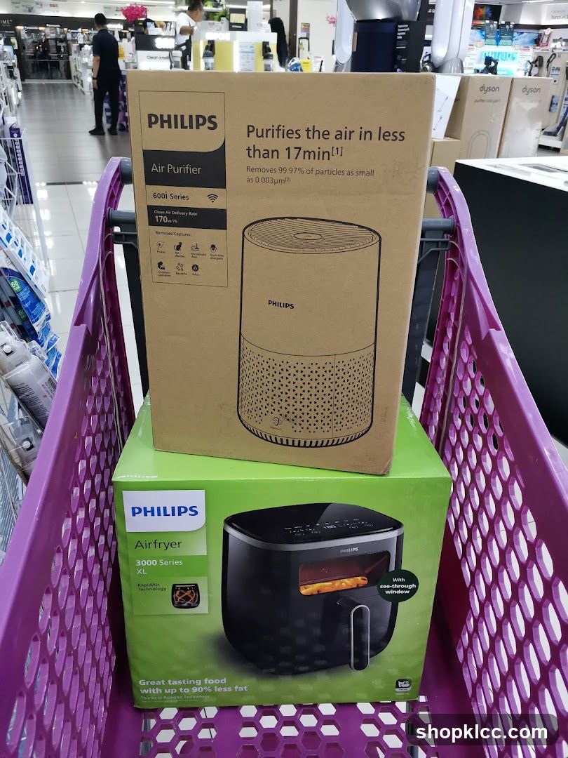 Shopping Cart with Philips Products