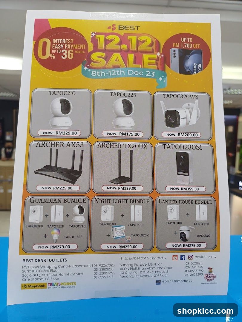 12.12 Sale Flyer