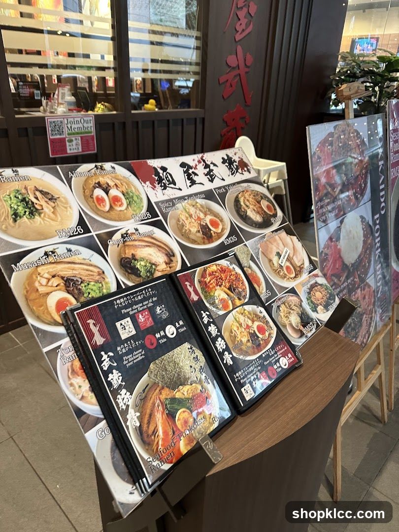 Ramen Restaurant Display
