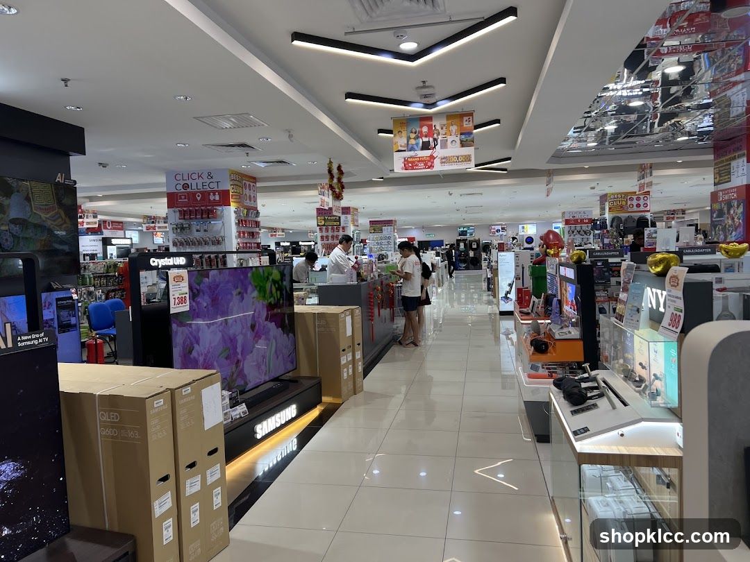 Electronics Store Interior