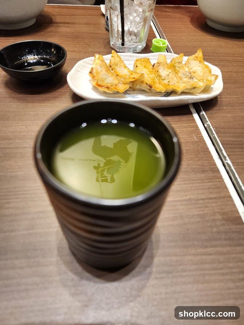 Dining Table with Dumplings and Tea