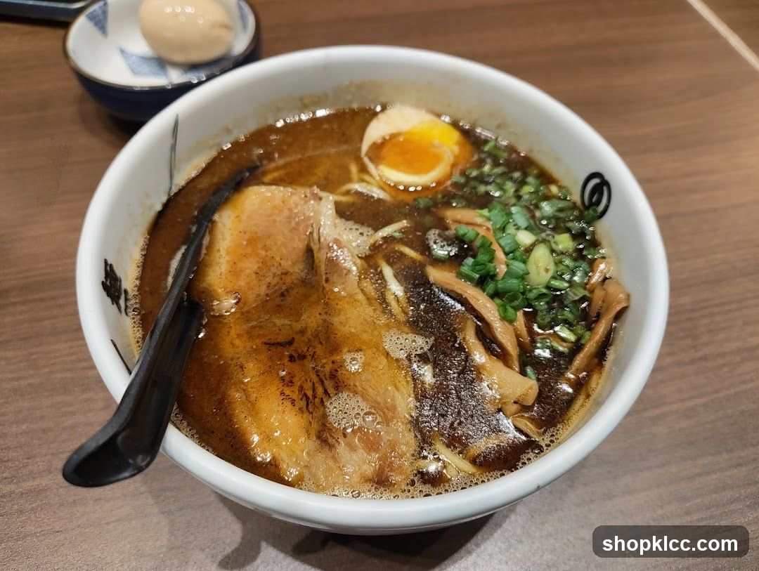 Ramen Bowl with Soft-Boiled Egg and Chashu Pork
