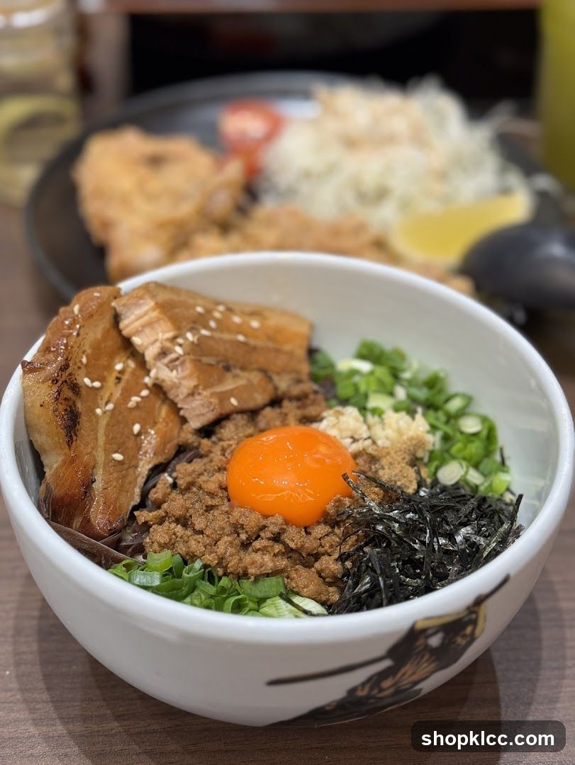 Rice Bowl with Egg and Tofu