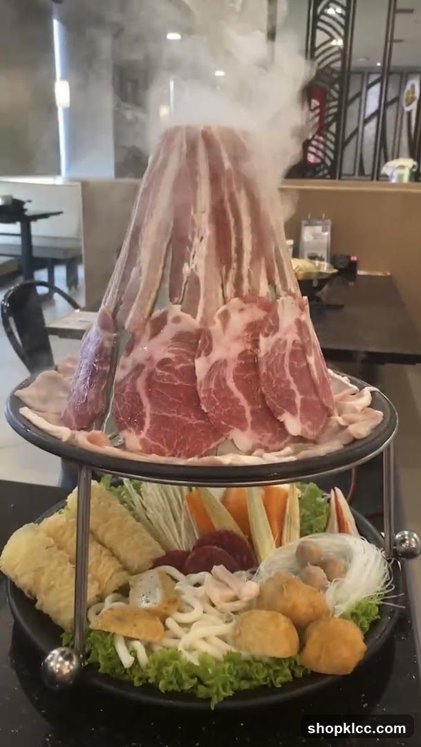Steaming Meat Tower Hot Pot