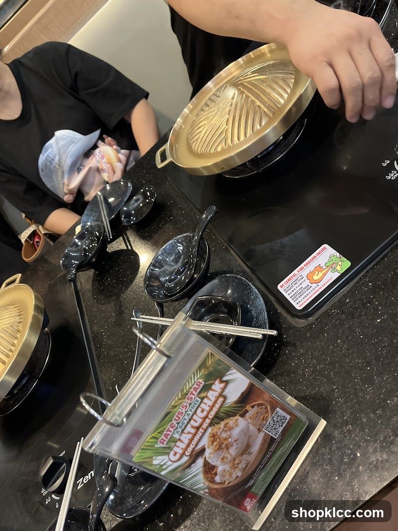 BBQ Table Setting with Menu Card