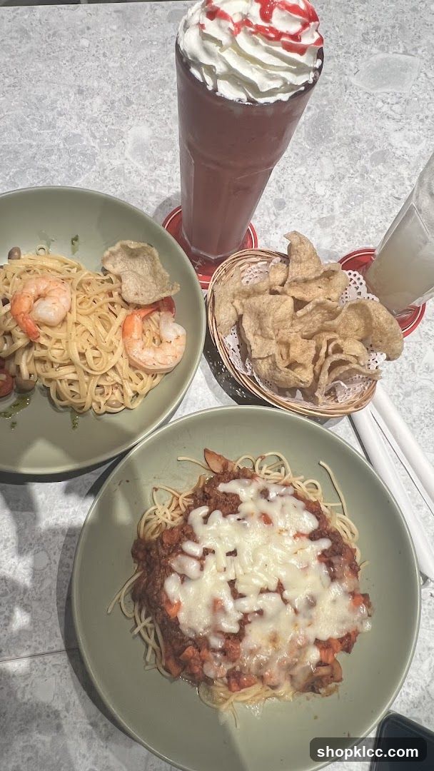 Pasta and Drink