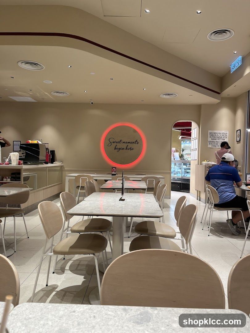 Cafe Interior with Seating