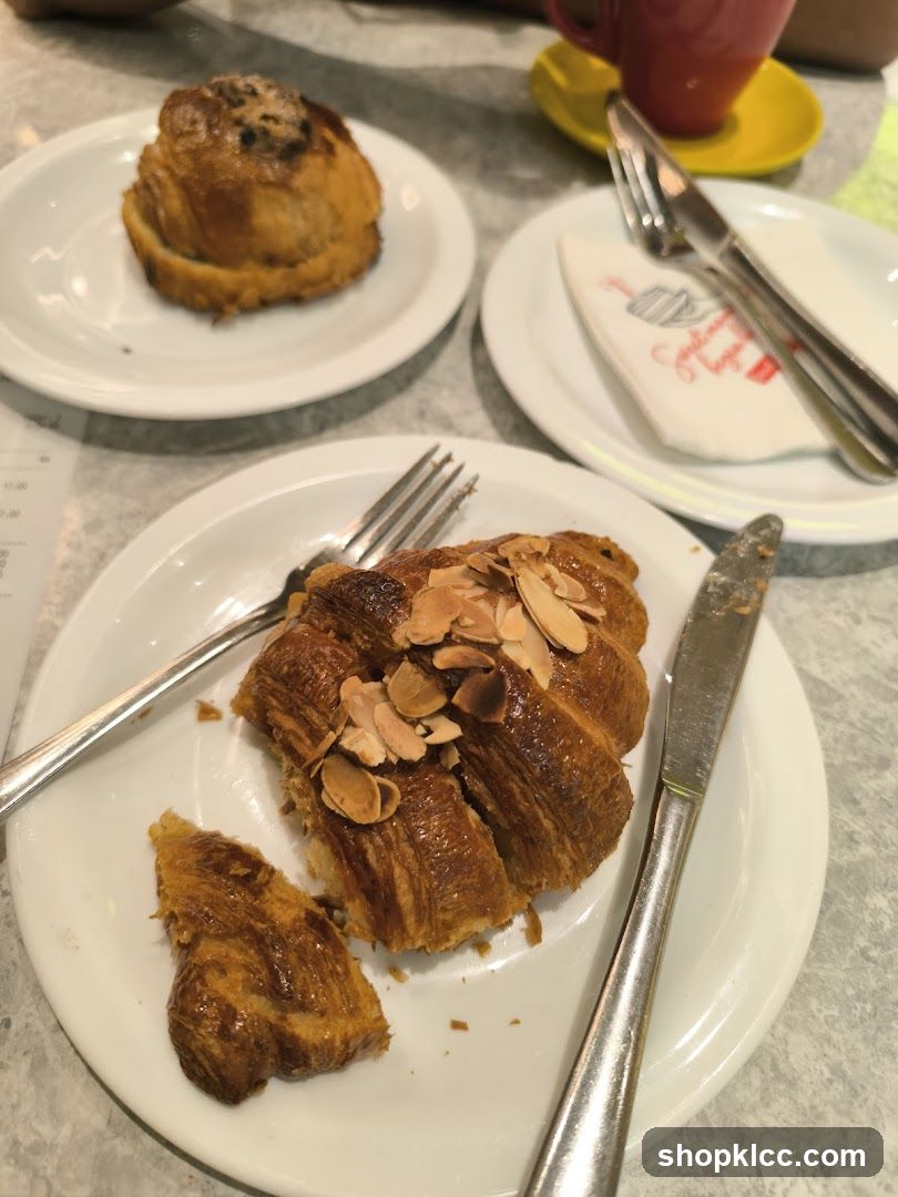 Almond Croissant and Pastry