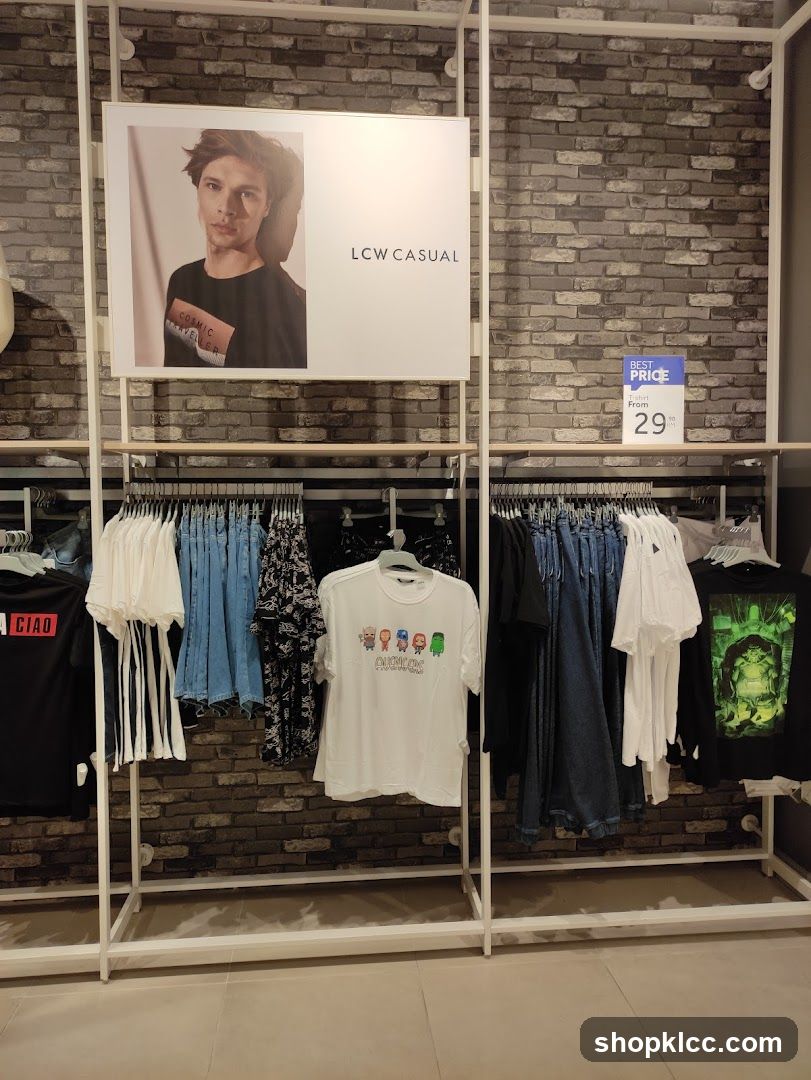 LCW Casual Clothing Display
