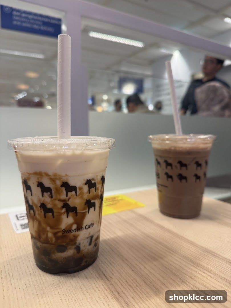 Two drinks from Swedish Cafe