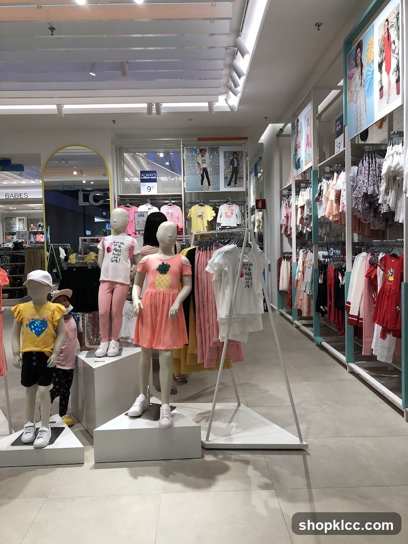 Children's Clothing Store Display