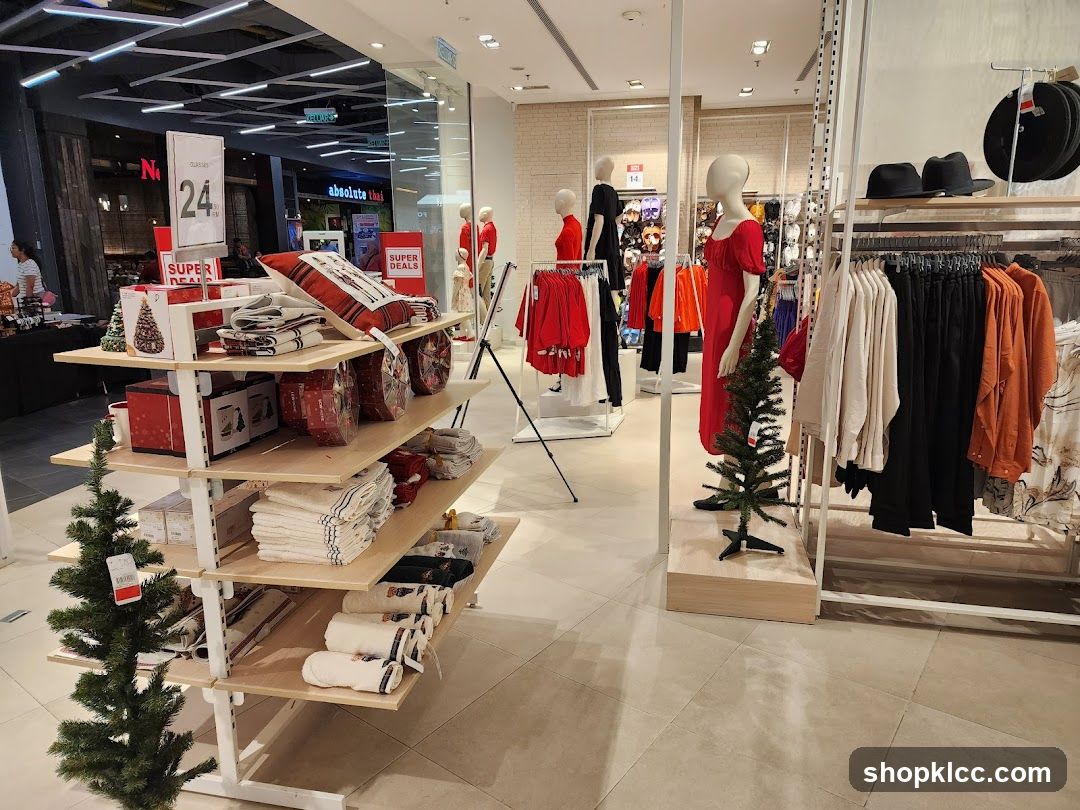 Christmas Display in a Retail Store