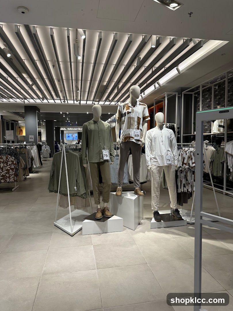 Mannequins in a clothing store