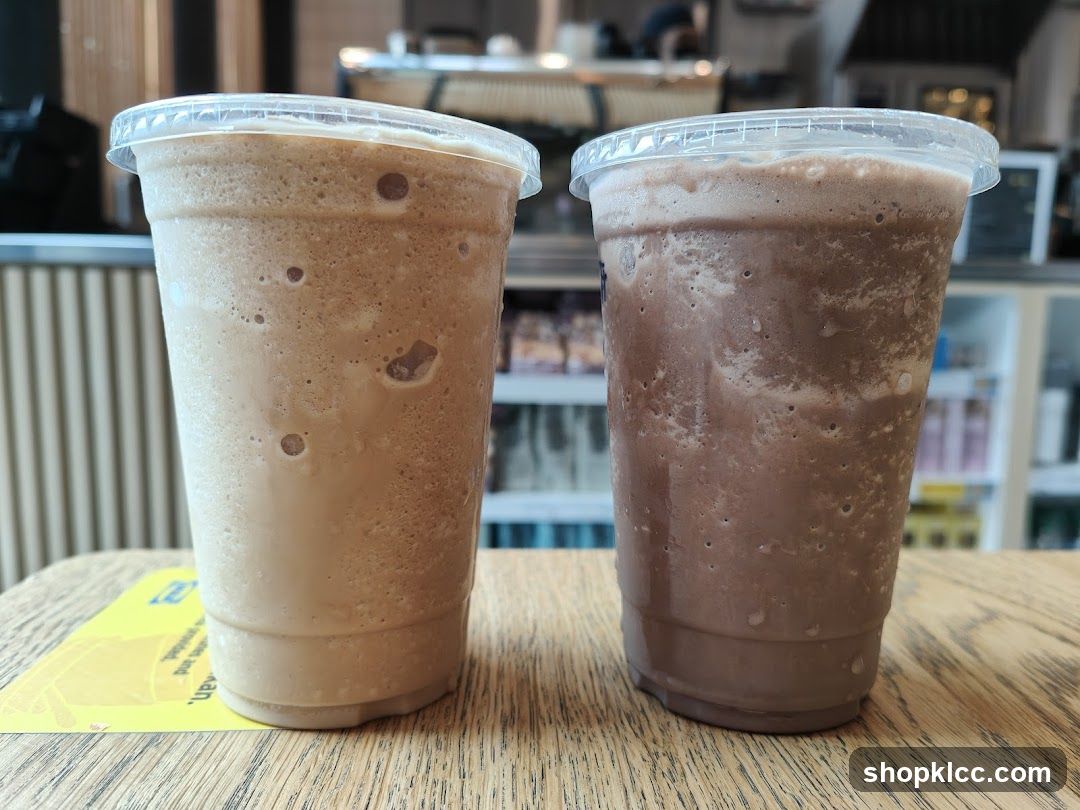 Two Iced Coffee Drinks