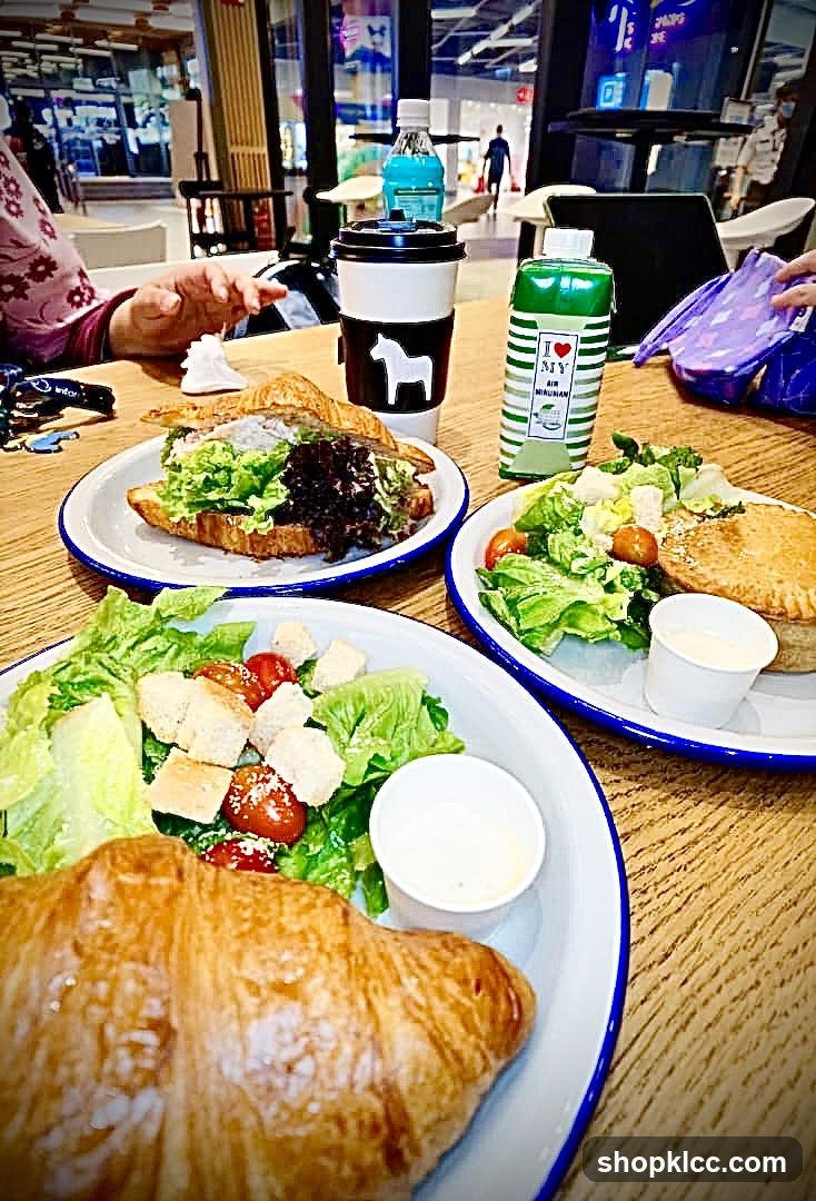 Croissants and Salad
