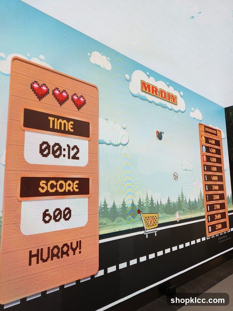 MR.DIY Game Display