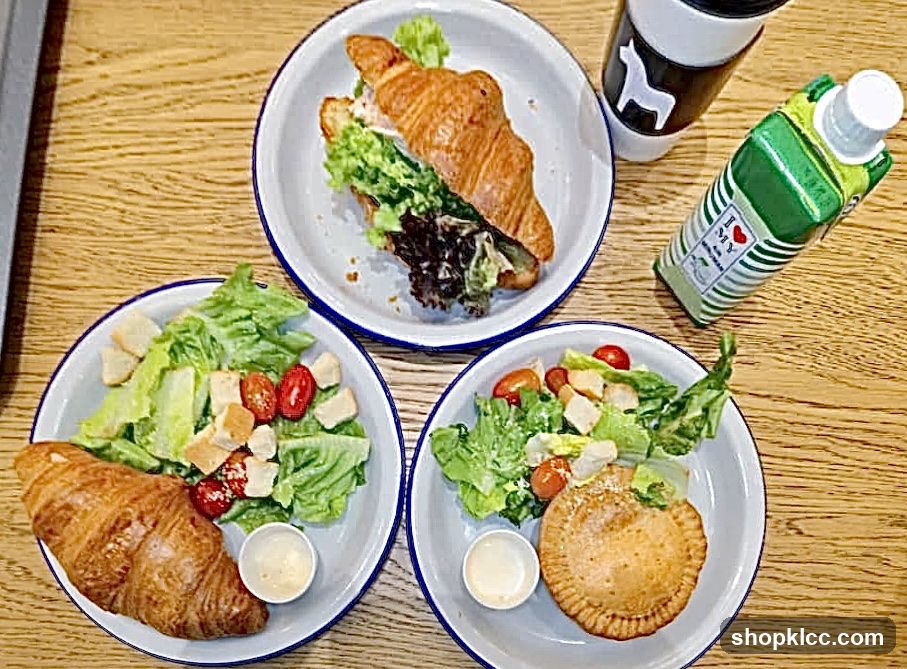 Croissant Sandwiches and Salads