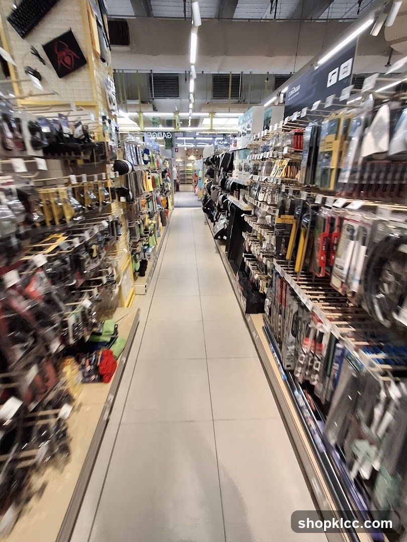 Aisle in a store