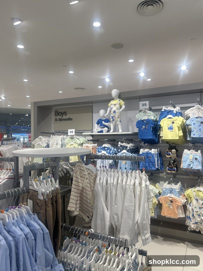 Boys' Clothing Display