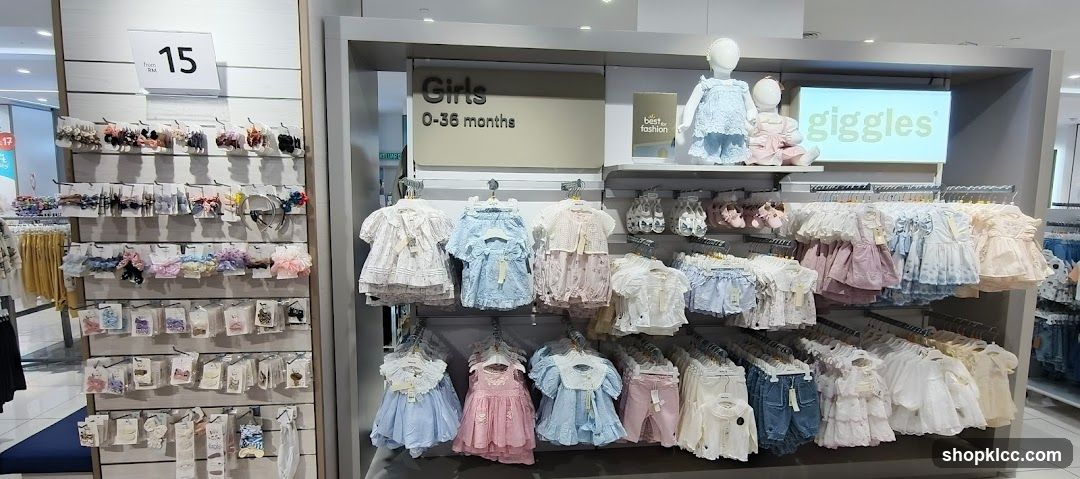 Girls' Clothing and Accessories Display