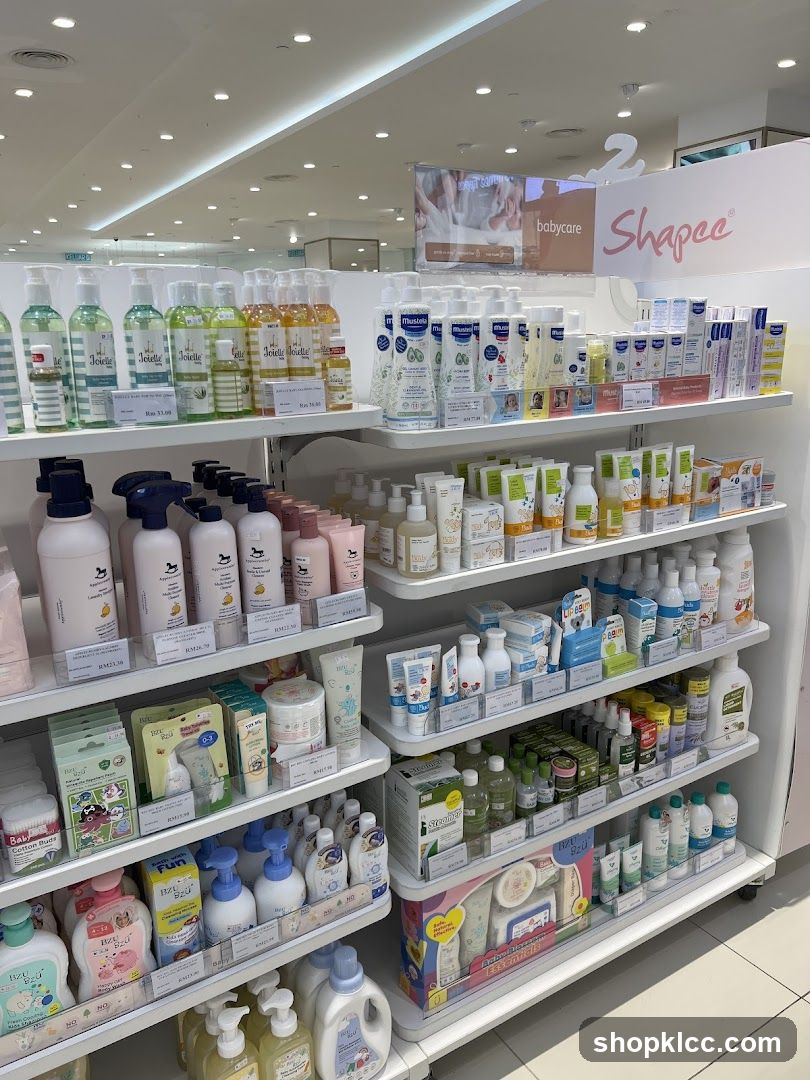 Baby Care Products Display