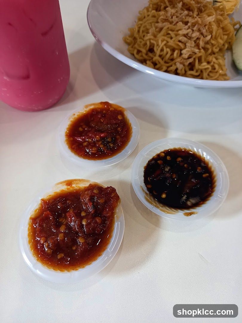 Condiments and Noodles