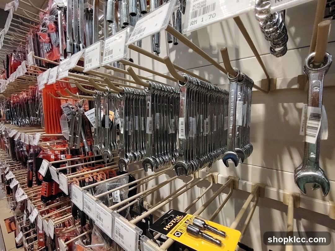 Wrenches and Tools Display