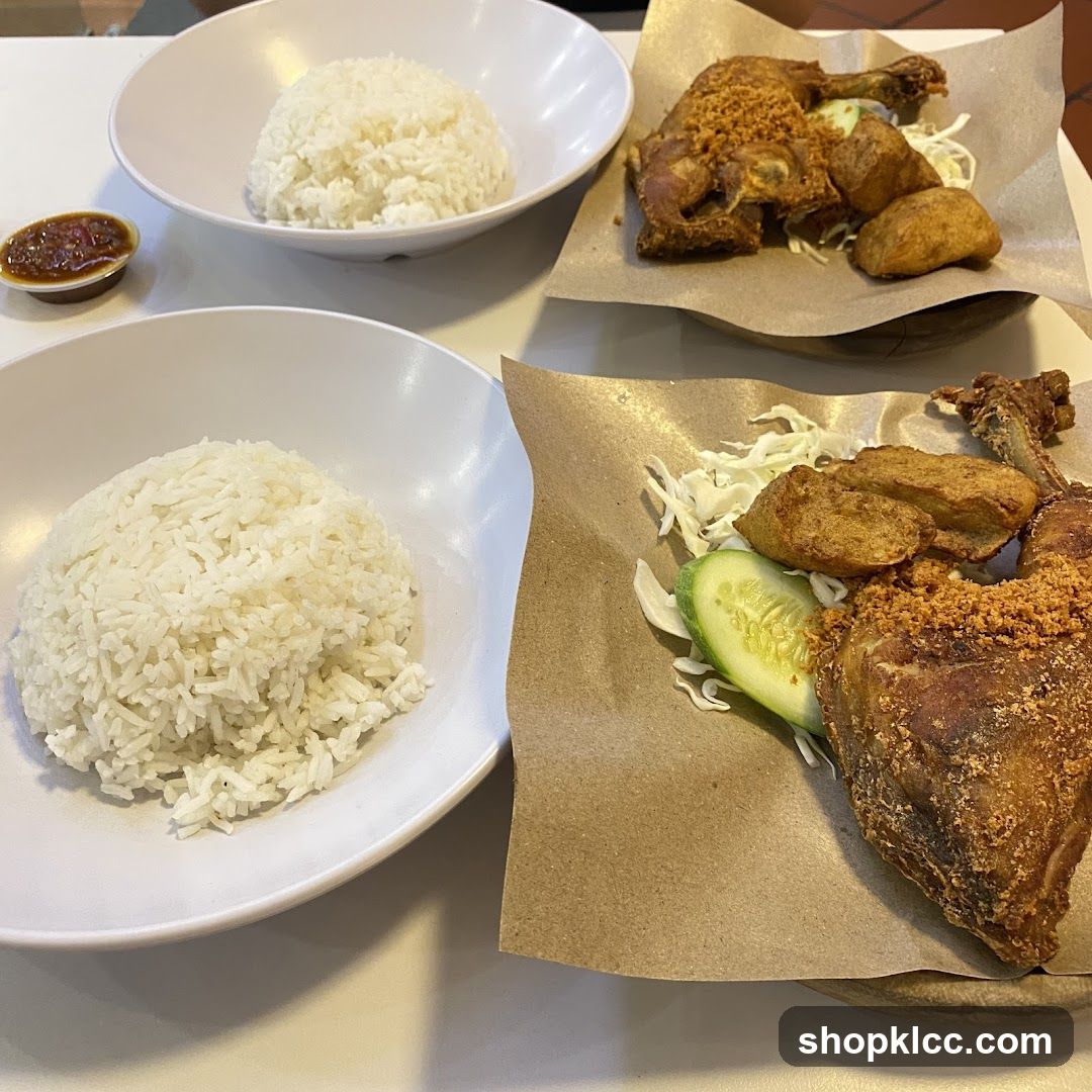 Fried Chicken and Rice