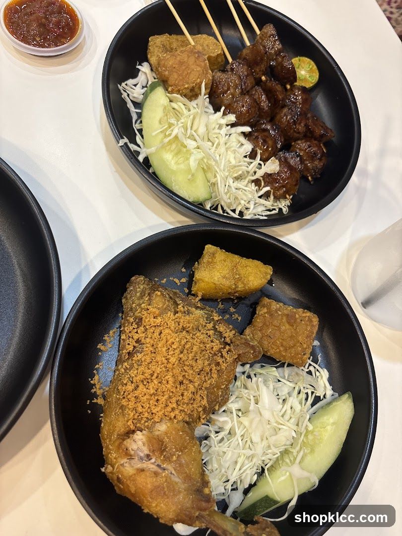 Fried Chicken and Satay