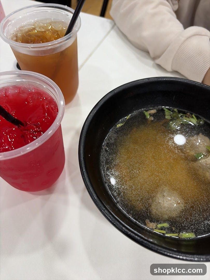 Soup and Drinks
