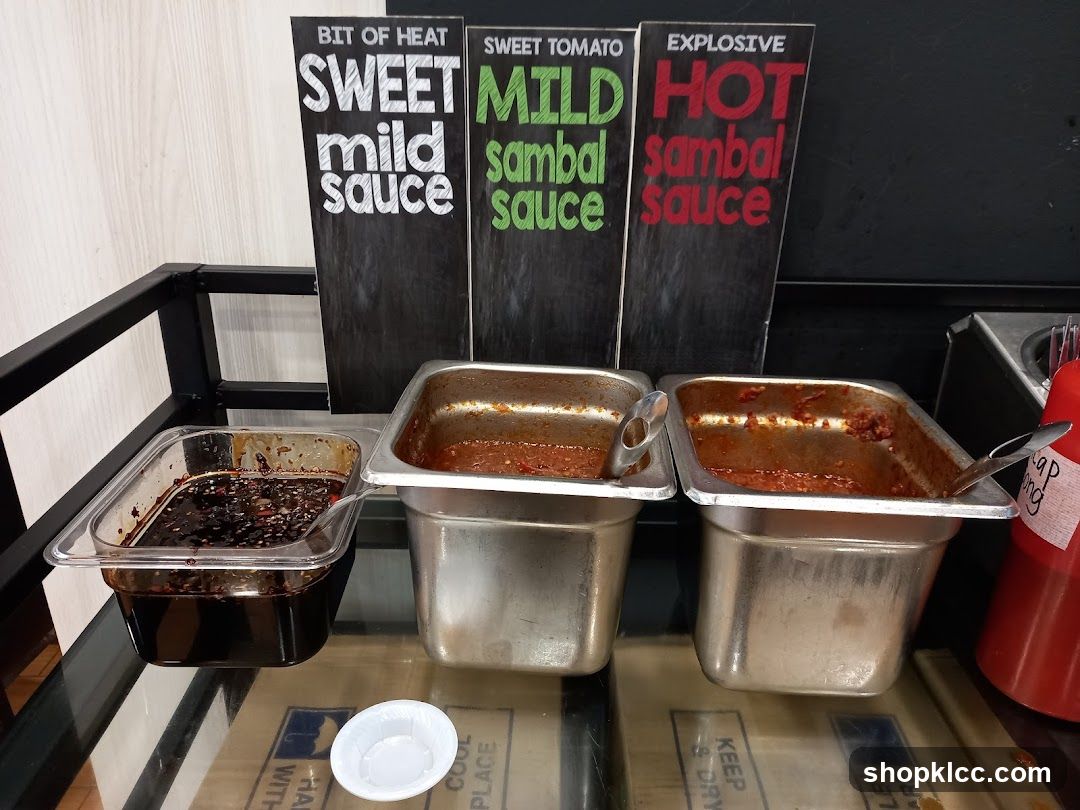 Sauce Selection