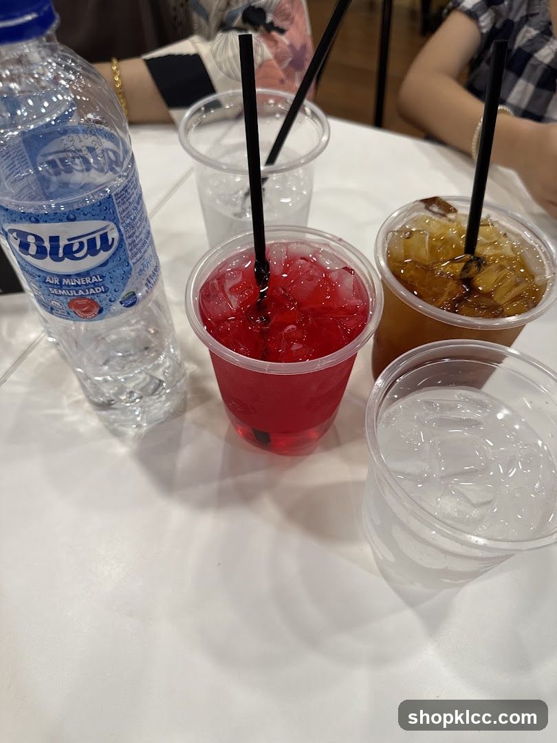Drinks on a Table