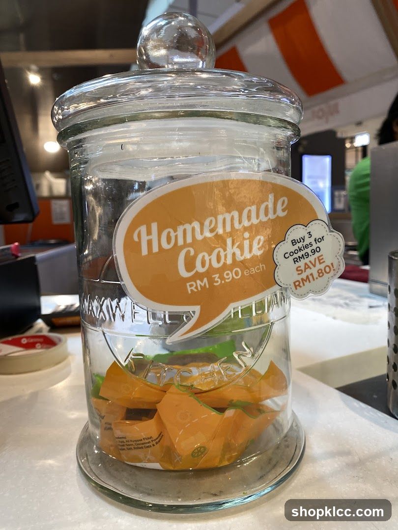 Homemade Cookies Display