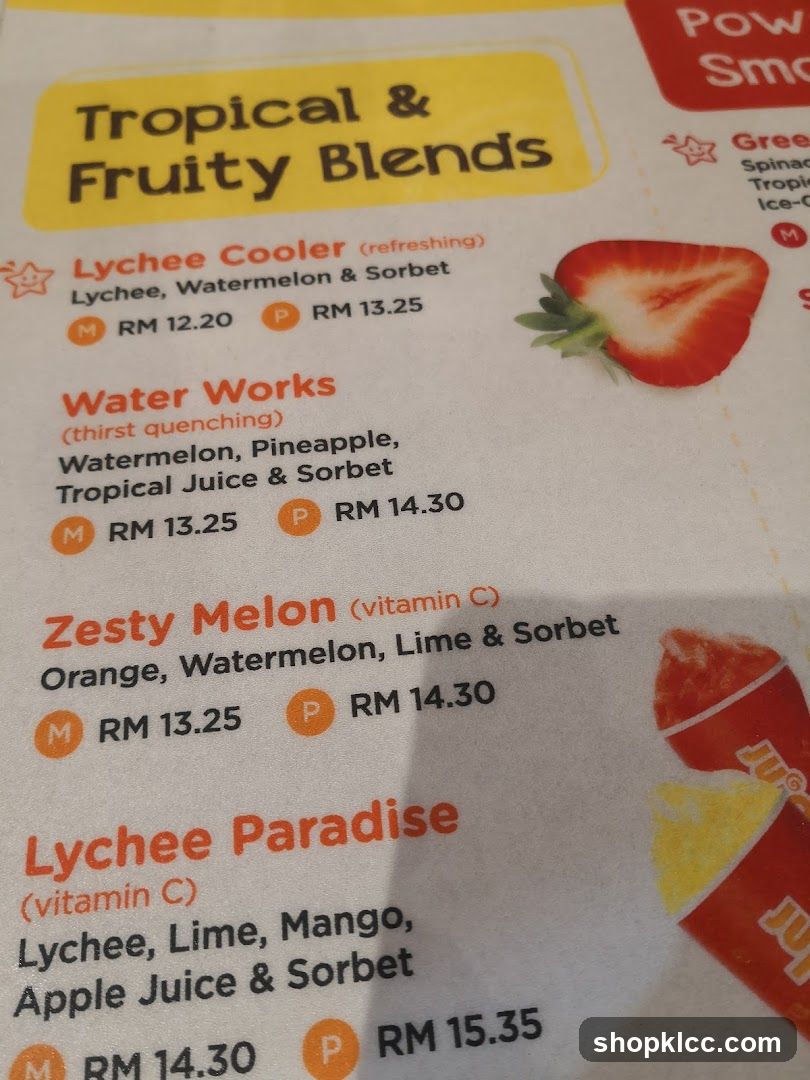 Tropical & Fruity Blends