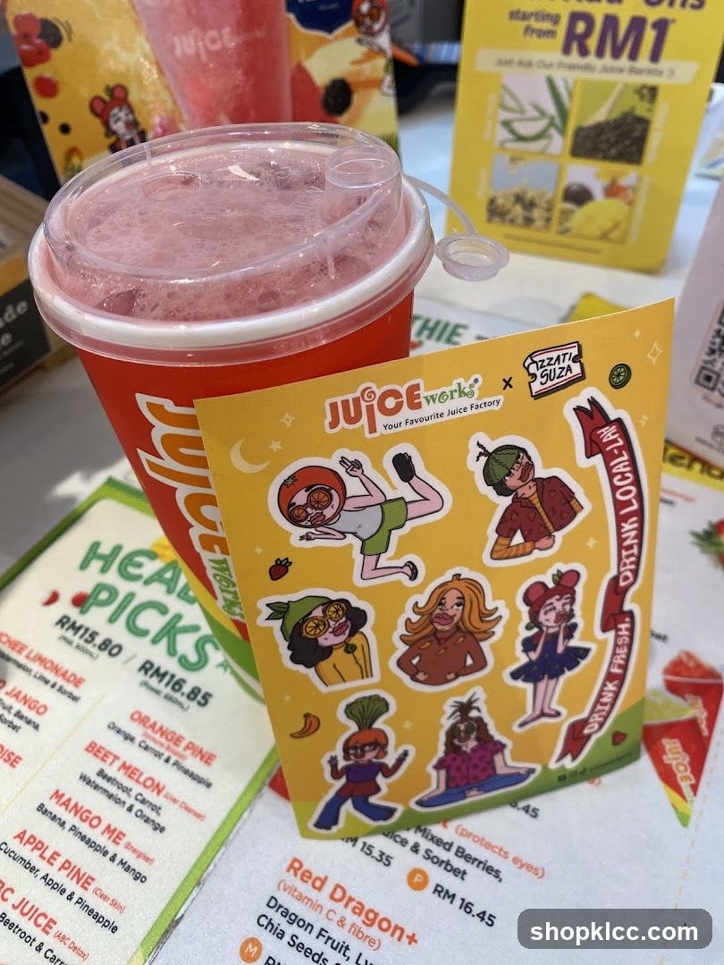 Juice Works promotional materials