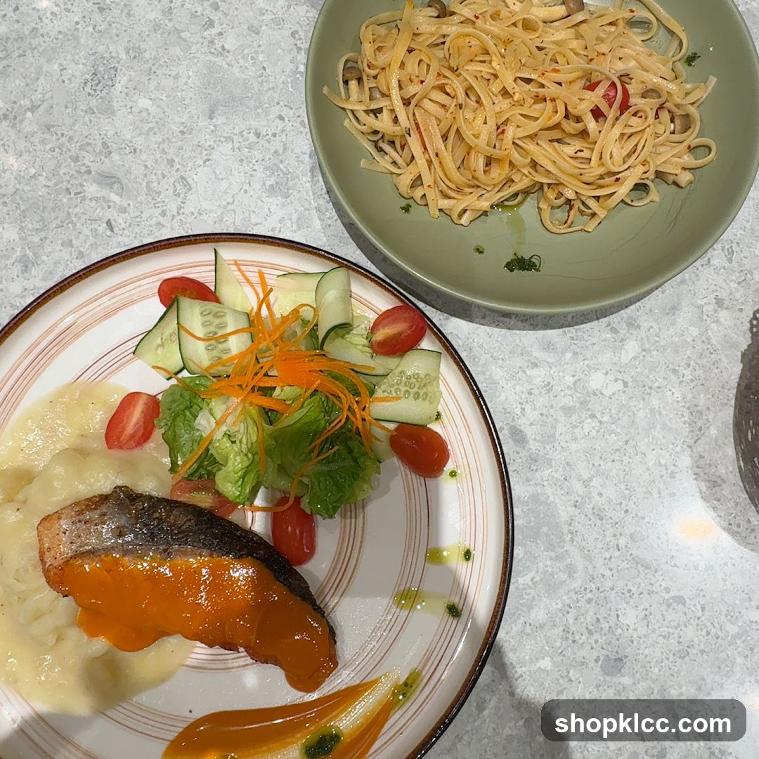 Salmon and Pasta Dish