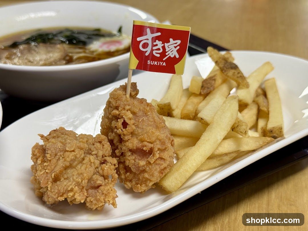 Fried Chicken and Fries