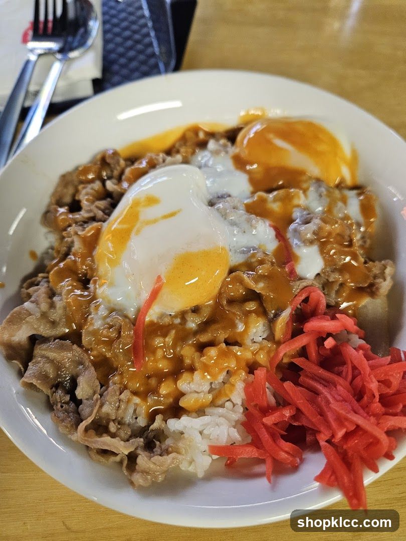 Beef Bowl with Egg