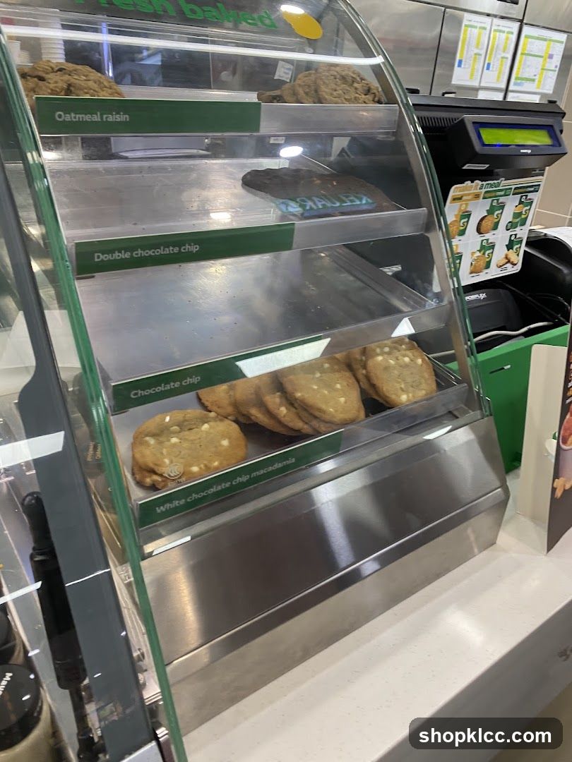 Fresh Baked Cookies Display