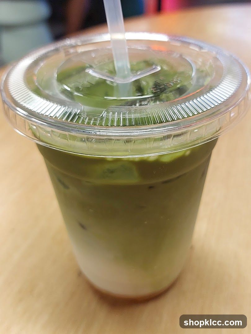 Iced Matcha Latte