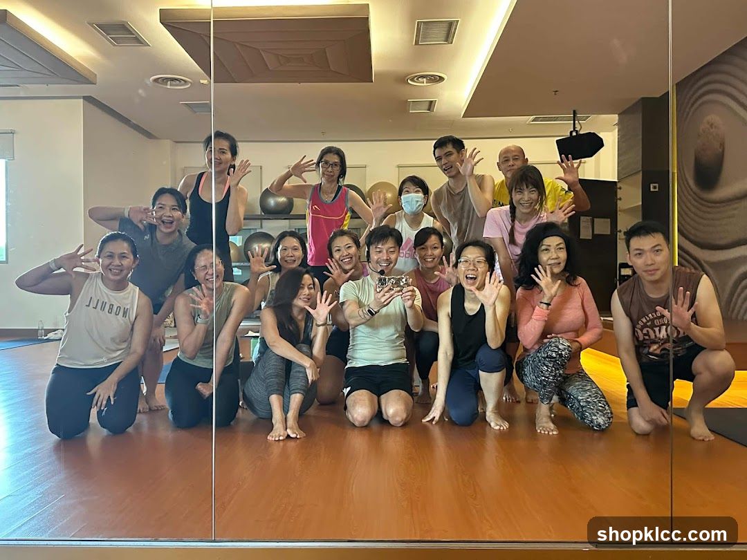 Group Photo in Yoga Studio