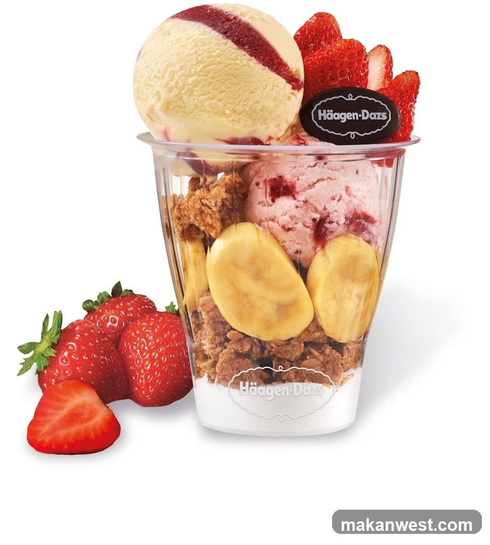 Haagen-Dazs Ice Cream Parfait